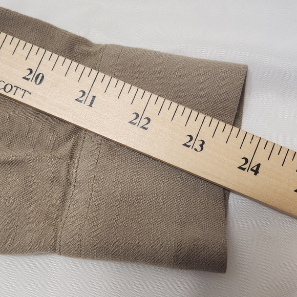 Rowan Lincoln Long Sleeve Jumpsuit Stone Tan Women Size Small Utilitarian Chic - Picture 11 of 15